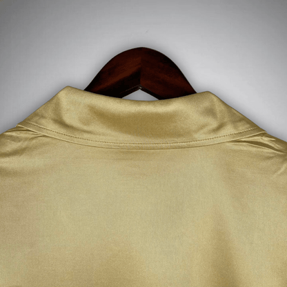 02/03 FC Barcelona Gold Away Retro Kit