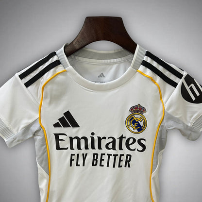 25/26 Real Madrid Home Kids Size Kit