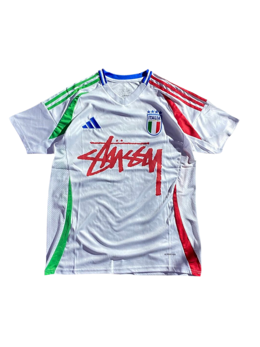 ITALIE X STUSSY - MAILLOT BLANC