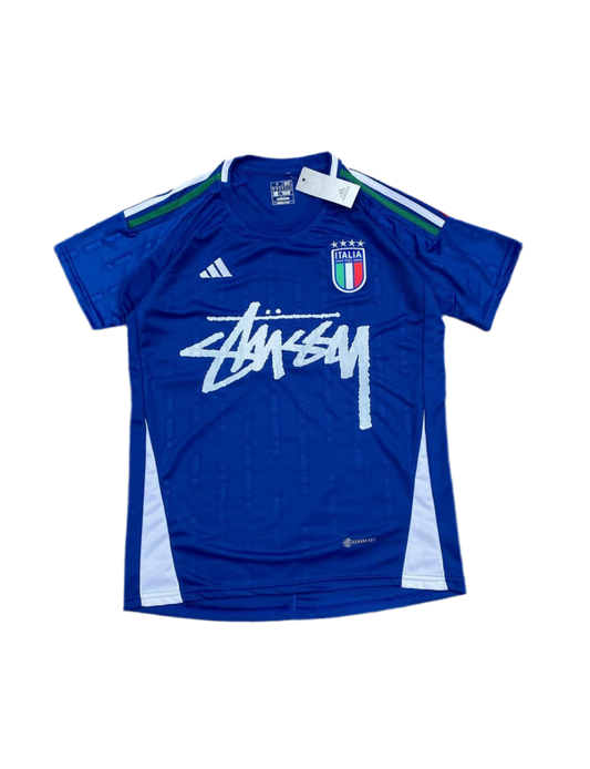 ITALIE X STUSSY - BLEU JERSEY