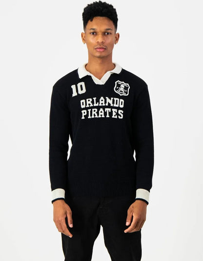 Orlando Pirates Knitted LS Jersey-Black S