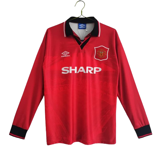 MANCHESTER UNITED 94/96 Home Jersey-Sleeve Long